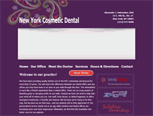 Tablet Screenshot of newyorkcosmeticdental.com